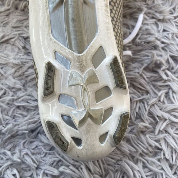 Under Armour UA Nitro Low MC Football Cleats Men’s Size 16 Silver Pre Owned - Picture 6 of 16